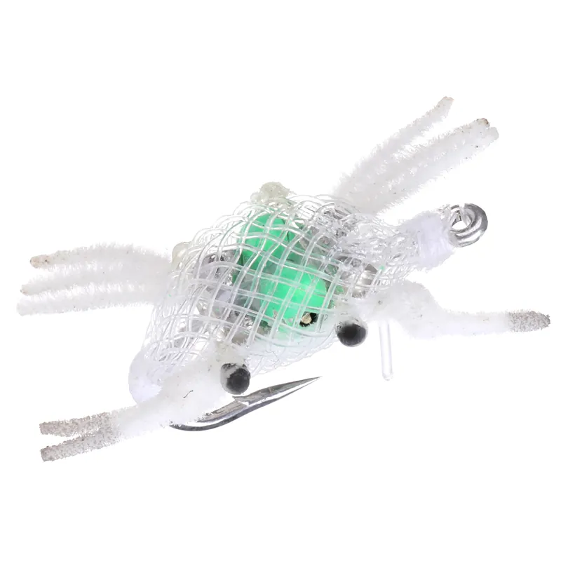 Superflies Alphlexo Crab Mini Clear White Leg Hot Spot Green-
