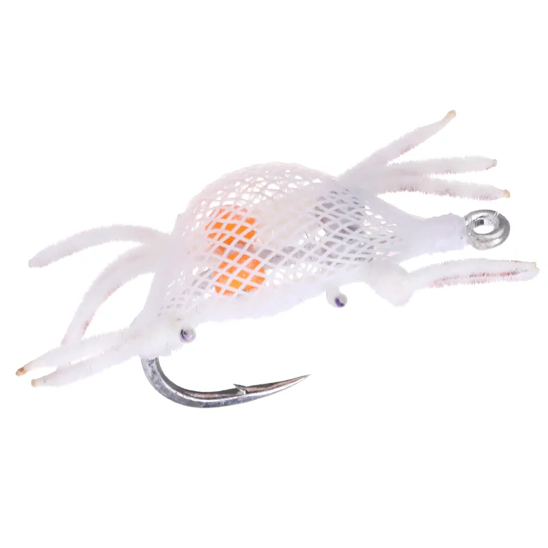 Superflies Alphlexo Crab Big Fish Clear White Barred Leg Orange Hotspot-