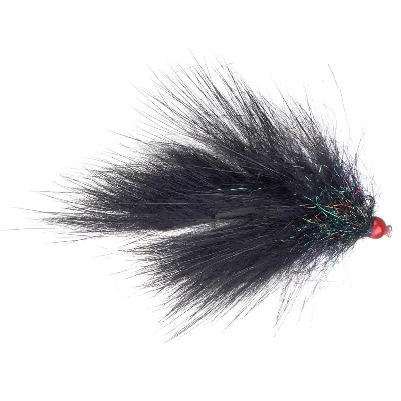 Fulling Mill Balanced Leech Squirrel Black #8-