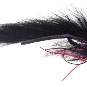 Fulling Mill Streamer Moore's Tungsten Hi-Lo Black and Red #6-