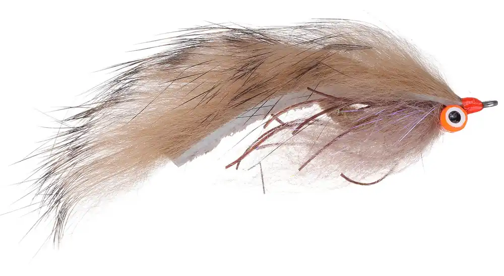 Fulling Mill Streamer Moore's Tungsten Hi-Lo Dark Tan #6-