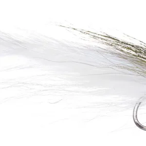 Fulling Mill Streamer Deceiver Olive and White #2/0-