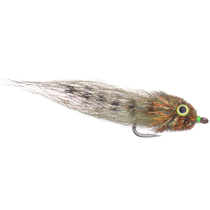 Enrico Puglisi MUD MINNOW STREAMER - MOTTLED OLIVE - #2-
