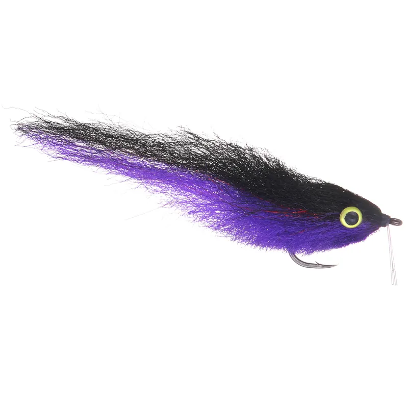Enrico Puglisi Salzwasserfliege - Floating Minnow #2/0 Black/Purple-