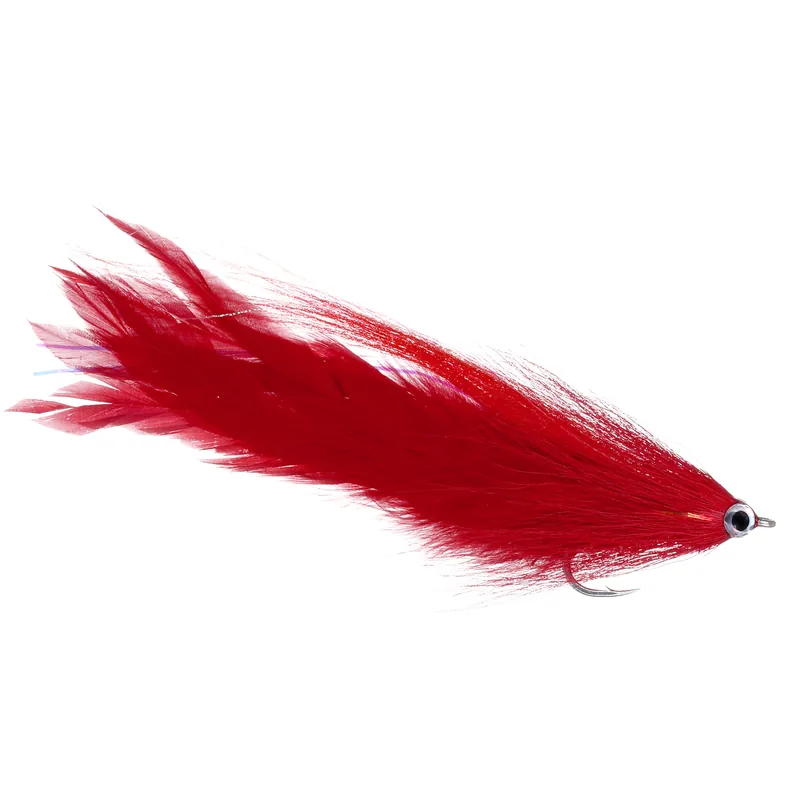 Superflies Hollow GT Deceiver Red Gamakatsu SL12S #6/0 Salzwasserfliege-