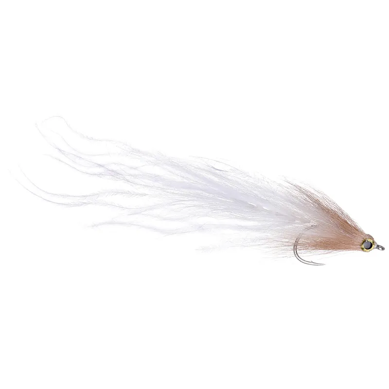 Superflies Beast Fly GT White/Tan AHREX SA290 #8/0 Salzwasserfliege-