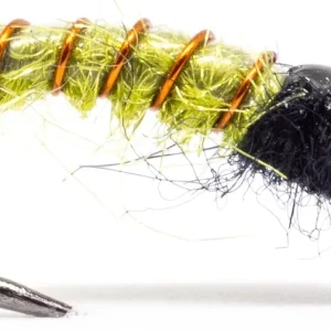 Superflies Czech Nymph Black & Green #12-