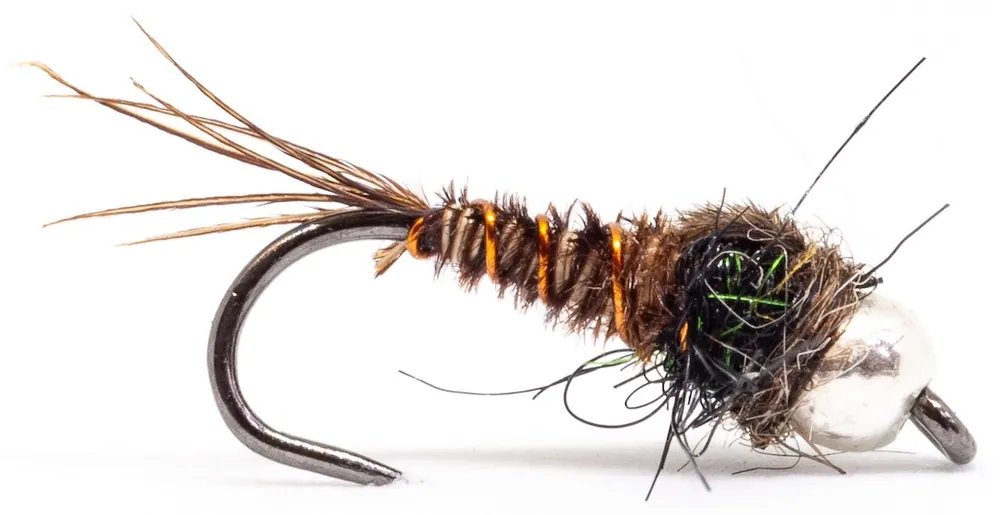 Superflies PTN Silver Tungsten Nymphe- 14