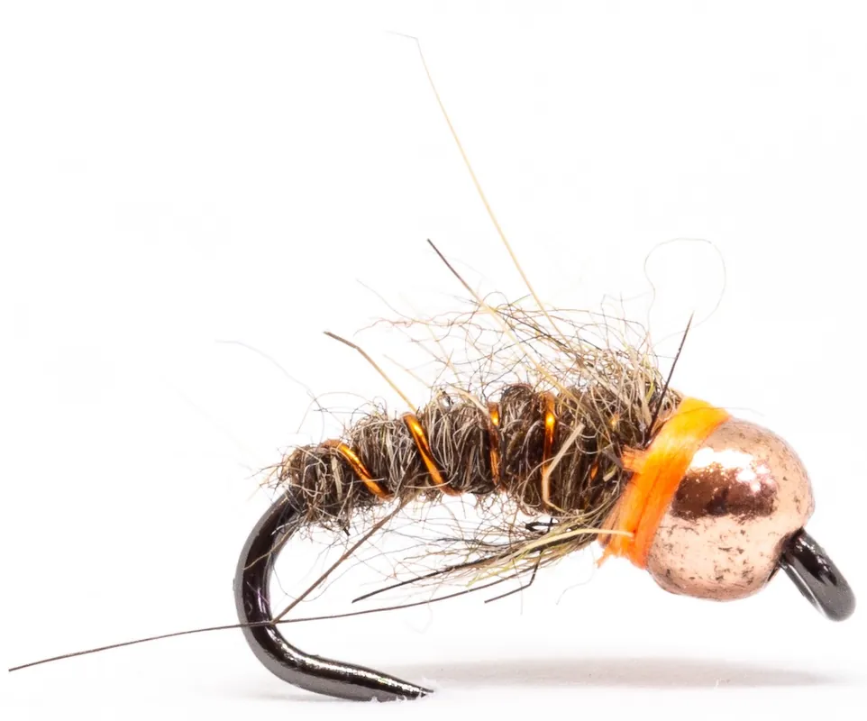 Superflies Hare's Ear Copper Tungsten Nymphe- 14