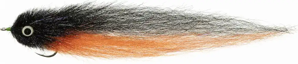 Enrico Puglisi PIKE & OFFSHORE STREAMER - BLACK / ORANGE - #4/0-