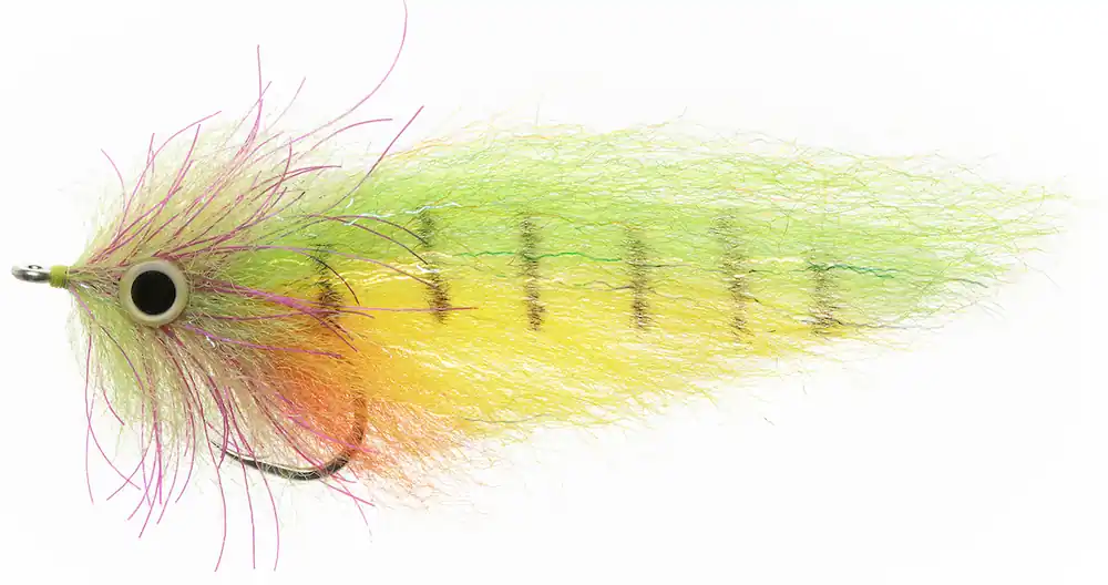 Enrico Puglisi RATTLE STREAMER AMAZON - CHARTREUSE / ORANGE / YELLOW - #4/0-