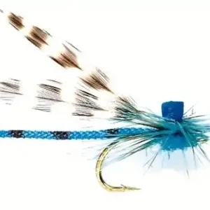 Fulling Mill Braided Butt Damsel #12 Dragonfly Trockenfliege-