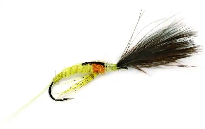 Fulling Mill Yellow Mayfly CDC Emerger #12 Maifliege-
