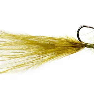 Fulling Mill Tactical Balanced Leech Micro Balanced Bung Damsel Olive #14 - 3mm Red Spot Barbless-