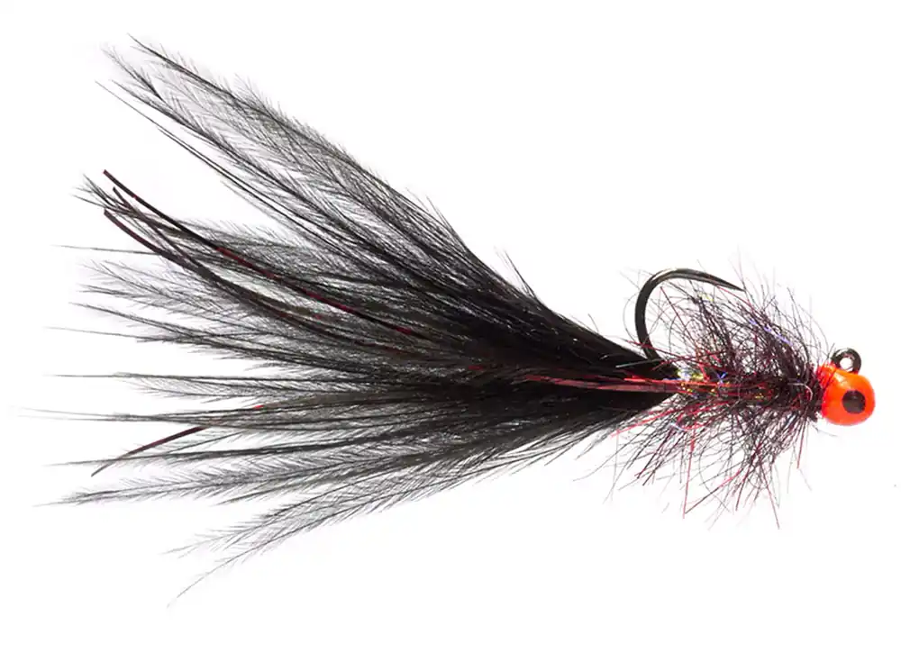 Fulling Mill Tactical Balanced Leech Micro Leech Black #14 - 2,5mm Yellow Spot Barbless-