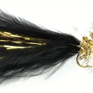 Fulling Mill Black & Gold Humungus Streamer- 10