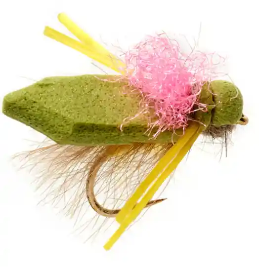 Fulling Mill Tactical Terrestrials Procters Flip Flop Tussock Cicada Pink Wing Trockenfliege- 10