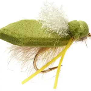 Fulling Mill Tactical Terrestrials Procters Flip Flop Tussock Cicada White Wing Trockenfliege-                                                                                                                                                                                                                        10