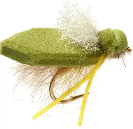 Fulling Mill Tactical Terrestrials Procters Flip Flop Tussock Cicada White Wing Trockenfliege- 10