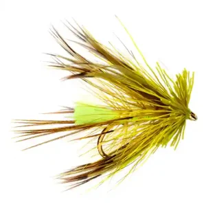 Fulling Mill Jackie Mayfly Pearly Muddler #10 Maifliege-