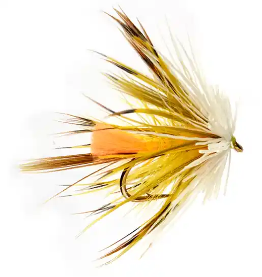 Fulling Mill Jackie Yellow Mayfly Muddler #10 Maifliege-