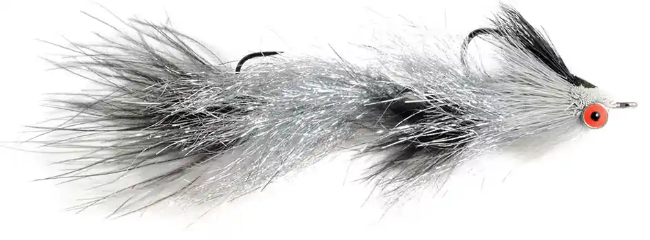 Fulling Mill Arctic Trout Slider Silver #1 Big Fish Trout Bum Streamer-