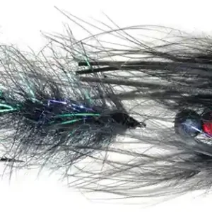 Fulling Mill Cheech Leech Black #1 Big Fish Trout Bum Streamer-