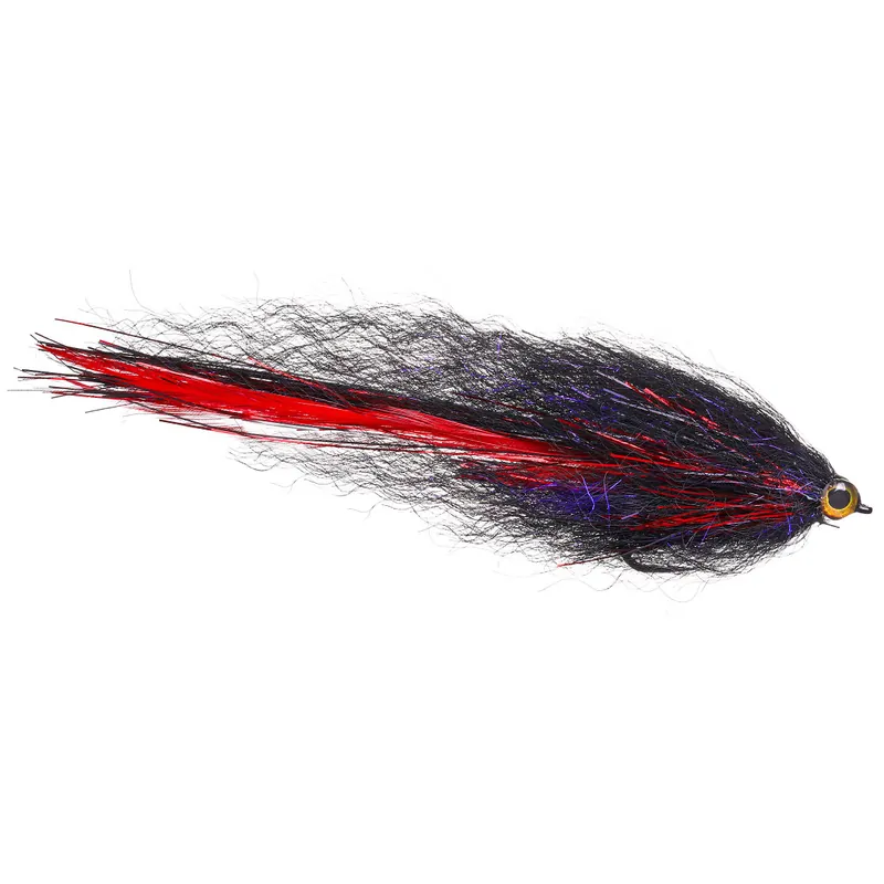 adh-fishing Hechtstreamer - Fibre Baitfish Bleeding Black-