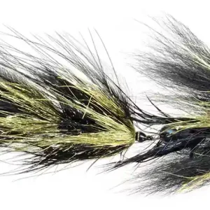Fulling Mill Mongrel Meat Black #1 Big Fish Trout Bum Streamer-