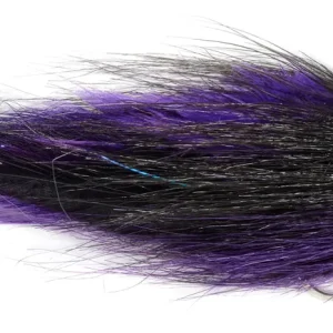 Fulling Mill Two Tone Brushy Streamer #6/0 Black & Purple-