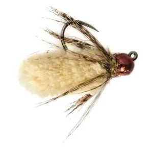 Fulling Mill Nymphe - Mop Fly Beige Barbless-