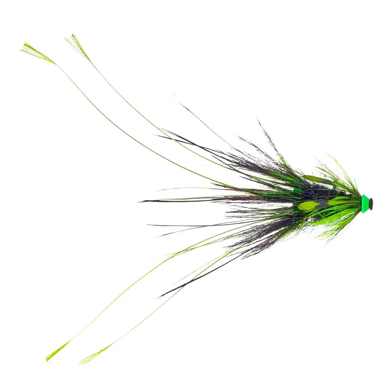 Frödin Flies Tubenfliege Pig Series - Black Green Helmet- 2 cm