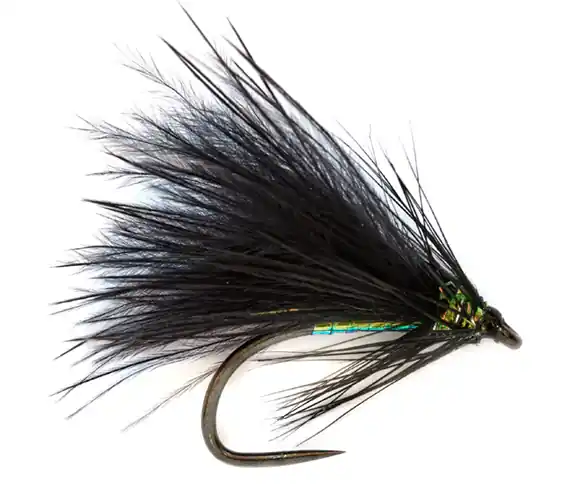 Fulling Mill Jenkin's Cormorant Buzzer Black Death Nymph Barbless- 10
