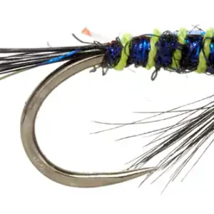 Fulling Mill Croston's Diawl Tungsten Trigger UV Black Chartreuse- 12