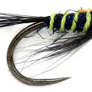 Fulling Mill Croston's Diawl Tungsten Trigger UV Black Orange- 12