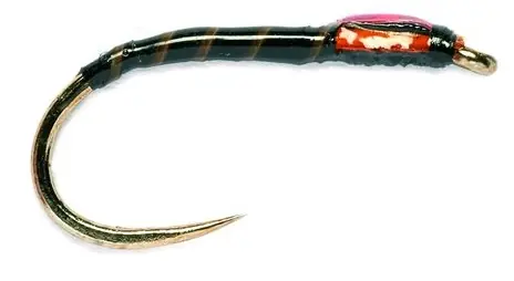 Fulling Mill Buzzer Traffic Light Black Nymph Barbless-