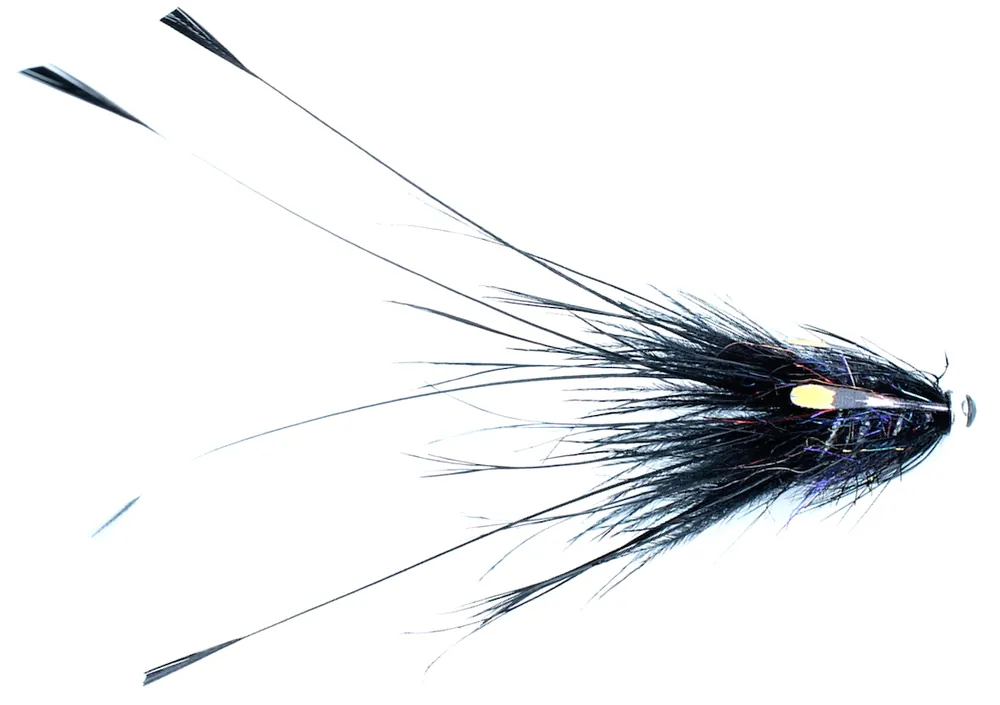 Frödin Flies Tubenfliege Pig Series - Black- 2 cm