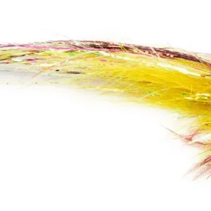 Frödin Flies Tubenfliege Flash Wing Series - Hot Magma Yellow- 6 cm