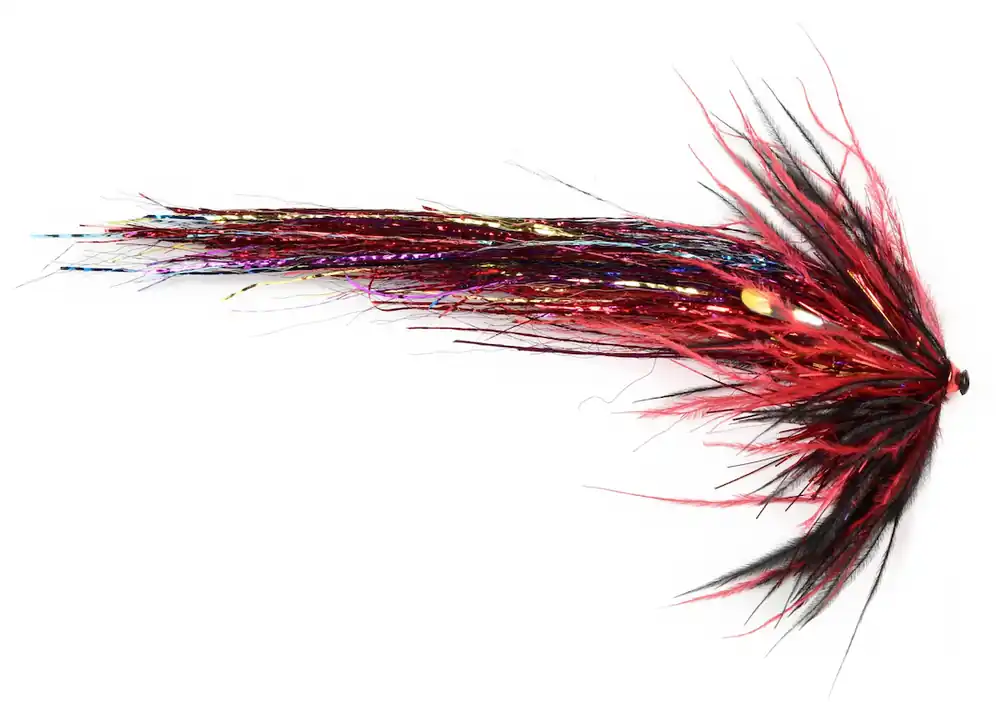 Frödin Flies Tubenfliege Flash Wing Series - Octopuzzy Red- 6 cm
