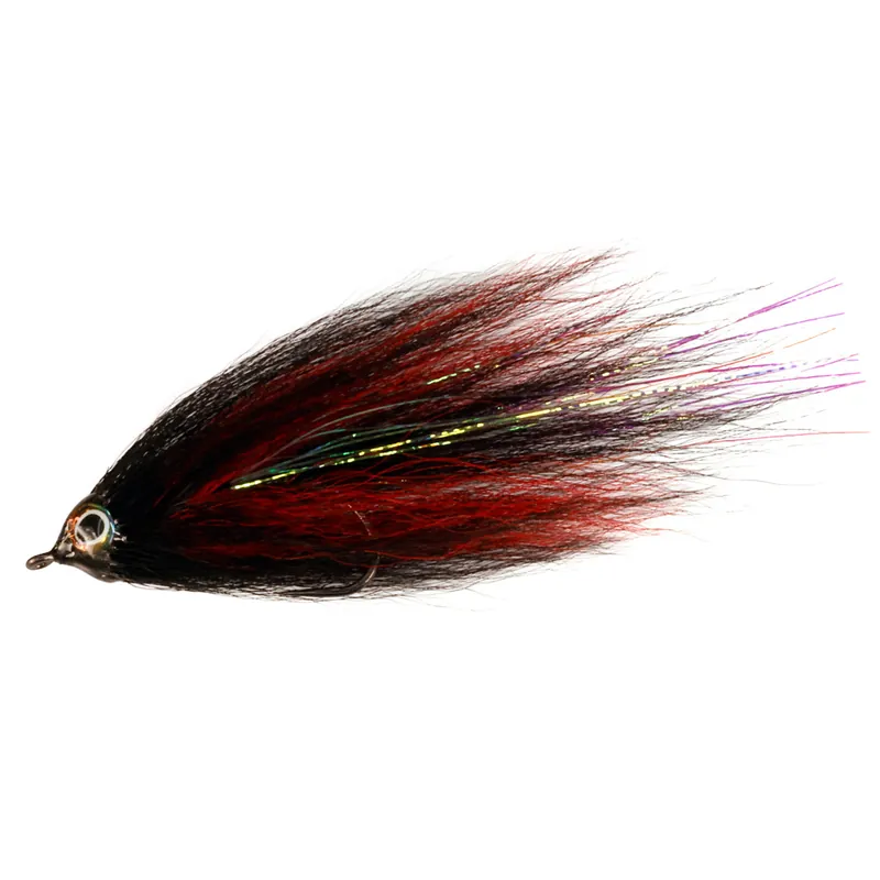 Catchy Flies Streamer - Pikebuck black & red-