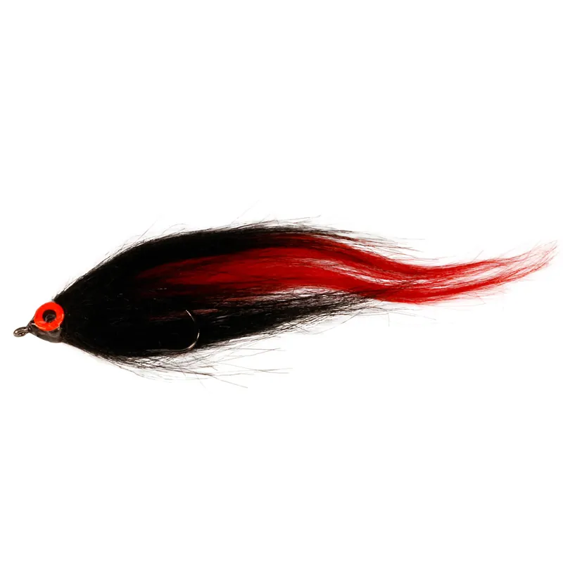 Catchy Flies Streamer - Piker black & red-