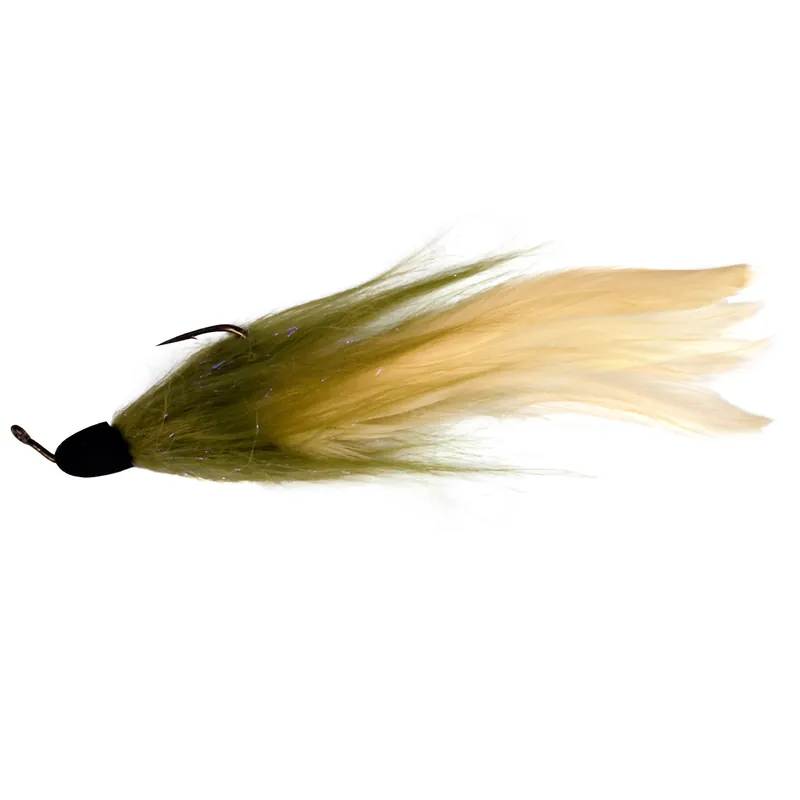 Catchy Flies Streamer - Suspending Pike olive & tan-