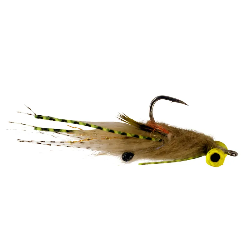 Catchy Flies Tiziano's Lightweight Palometa fly olive & green legs-                                                                                                                                                                                                                        2
