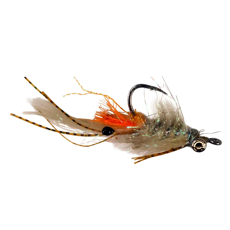 Catchy Flies Tiziano's Lightweight Palometa fly tan & cream legs-                                                                                                                                                                                                                        4