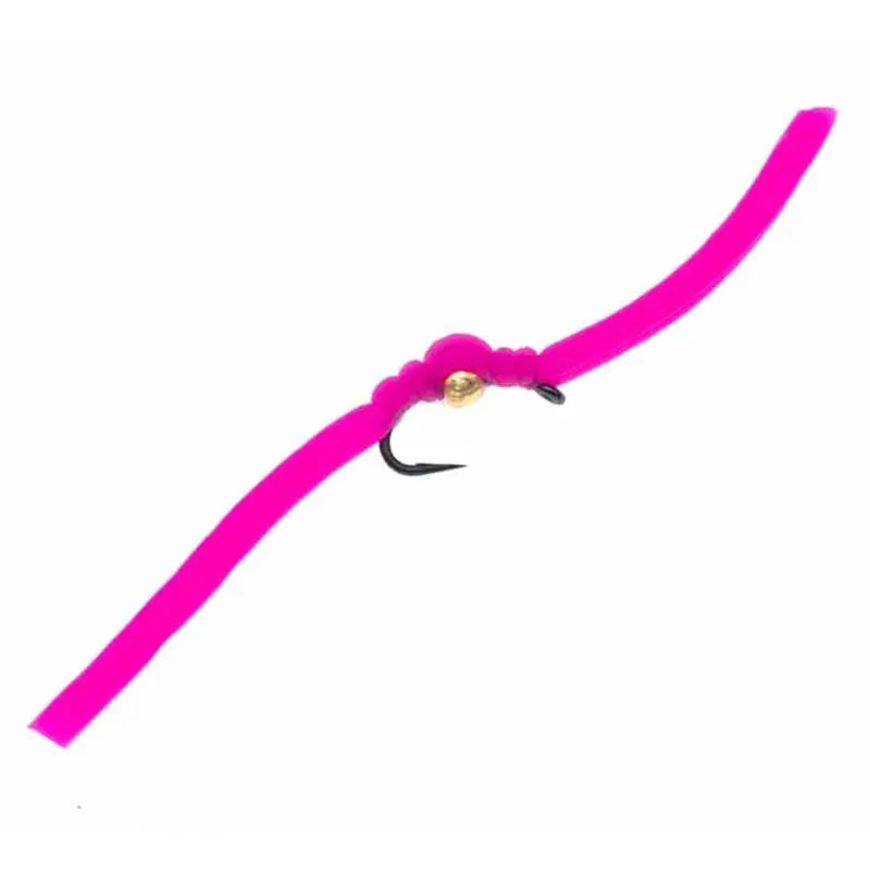 Superflies Tungsten Nymphe Squirmy Wormy Pink-                                                                                                                                                                                                                        8