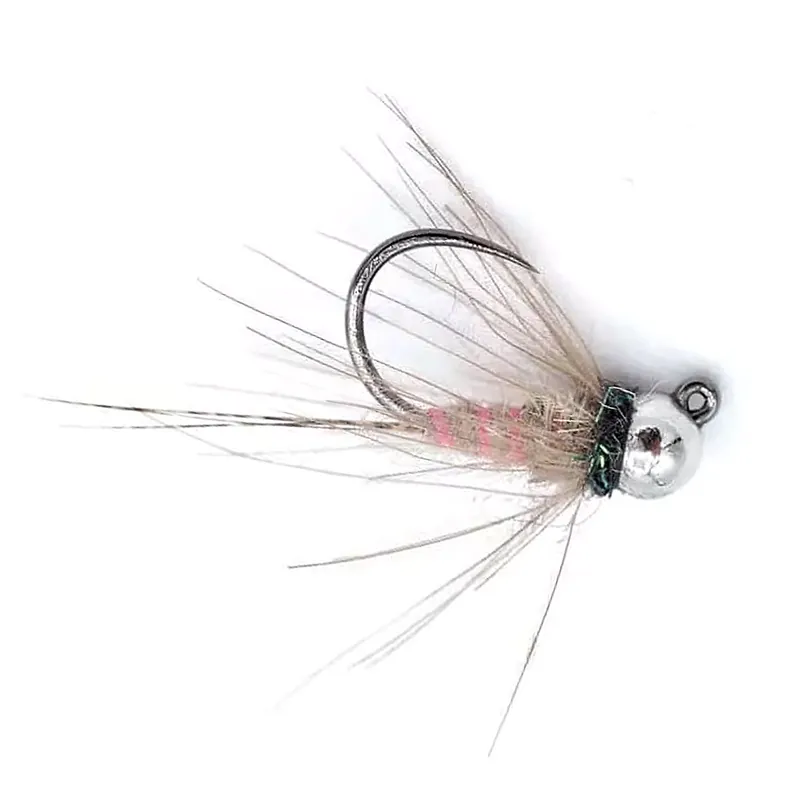 Superflies Tungsten Nymphe Pink Rib Killer Jig Nymph-                                                                                                                                                                                                                        10
