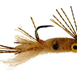 Catchy Flies Tiziano's Palometa fly tan & tan legs-                                                                                                                                                                                                                        2