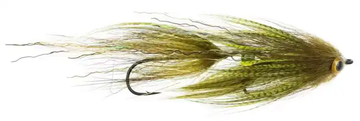 Umpqua Fly Swim Coach Baby Tandem Trout Streamer olive-