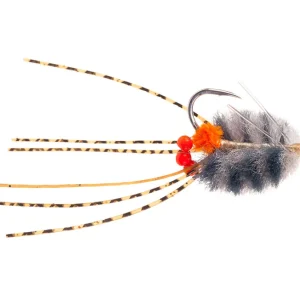 Fishient H2O Salzwasserfliege - Rolling Bead Box Crab two tone grey-