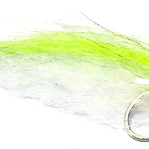 Fishient H2O Salzwasserfliege - Deadly Deceiver chartreuse & white-